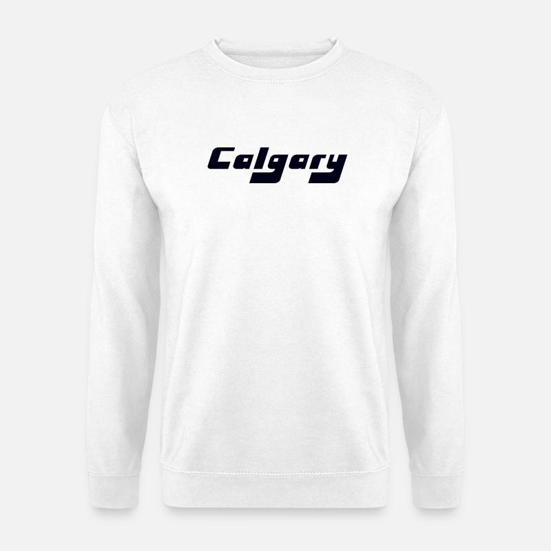 Calgary Canada - Unisex Pullover - Weiß