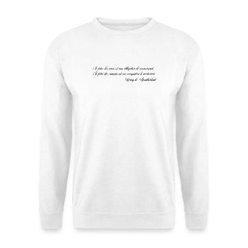 Making Enemies - Montherlant - Unisex Sweatshirt - white - Front