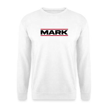 Mark Geschenk  - Unisex Pullover - Weiß - Vorne