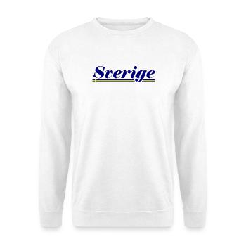 Schweden Fahne Sverige - Unisex Pullover - Weiß - Vorne