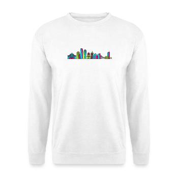 Hanoi City Skyline One Pillar Pagoda Art - Unisex Sweatshirt - white - Front