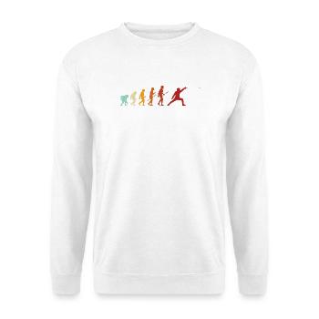 Fencing Evolution Fencing Sports Funny Saying - Unisex Sweatshirt - white - Front