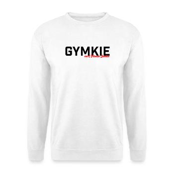 Gymkie Fitness Junkie Gym Sport Shirt - Sweat-shirt Unisexe - blanc - Devant