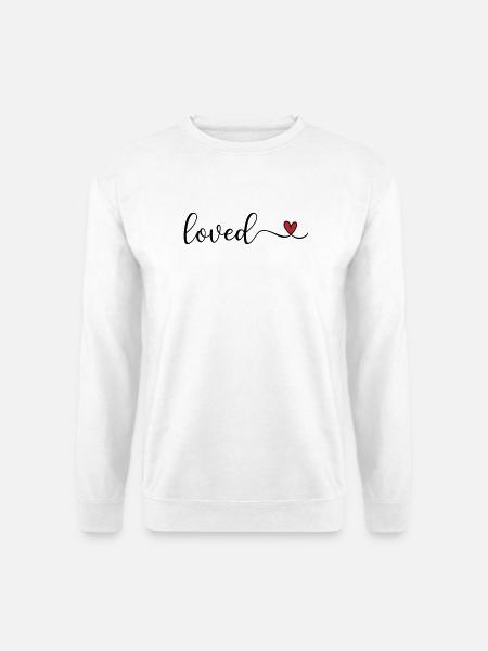 aimé - Sweat-shirt Unisexe - blanc