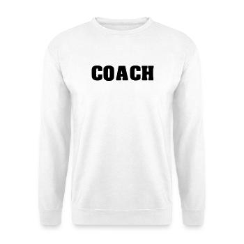 coach coaching - Unisex Pullover - Weiß - Vorne