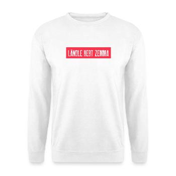LÄNDLE HERT ZEMMA - Unisex Pullover - Weiß - Vorne