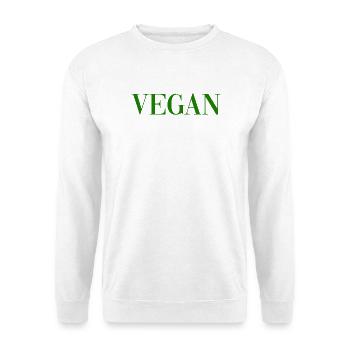 VEGAN - Unisex Sweatshirt - white - Front