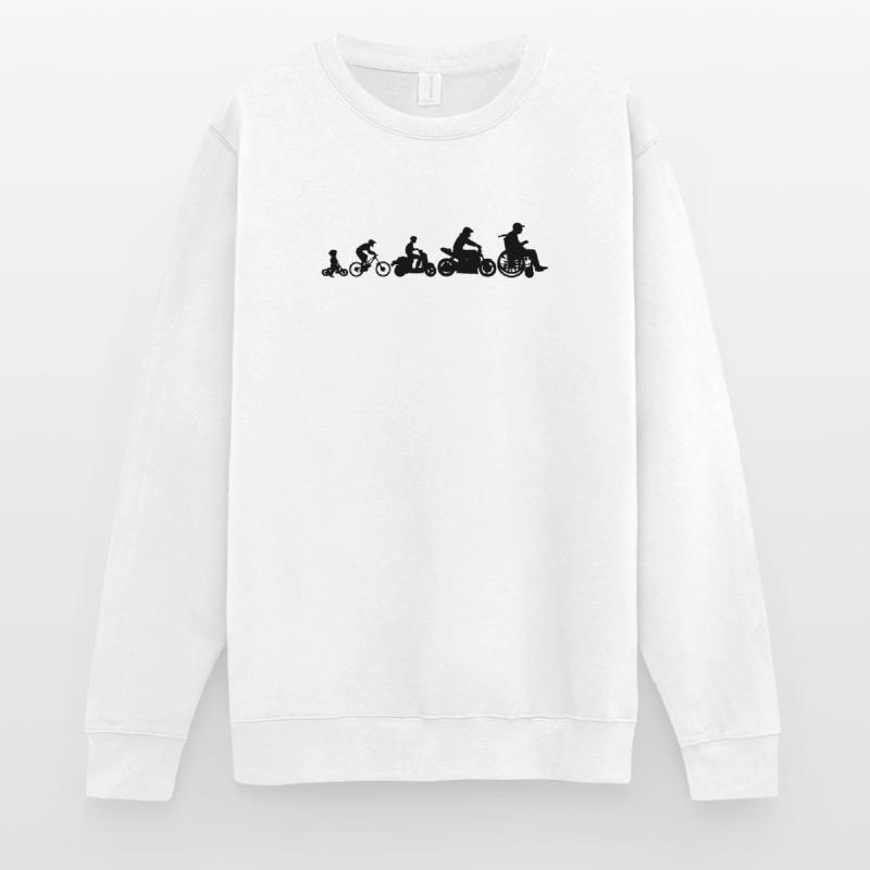 Evolution 2 wheels Unisex Sweatshirt