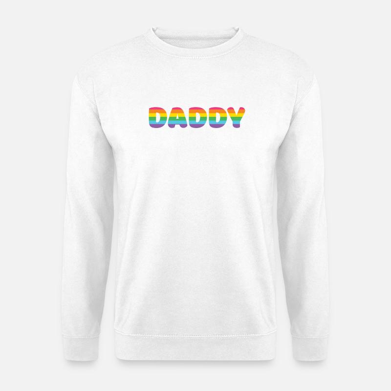 LGBTQ+ Papa - Unisex Pullover - Weiß