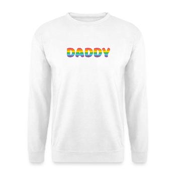 Papa LGBTQ+ - Sweat-shirt Unisexe - blanc - Devant