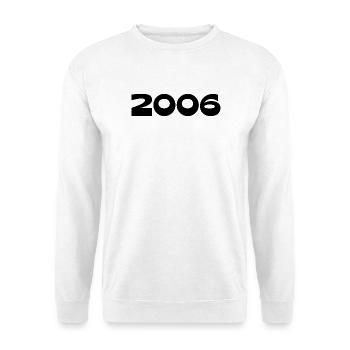 2006 modèle d’anniversaire personnaliser la conception - Sweat-shirt Unisexe - blanc - Devant