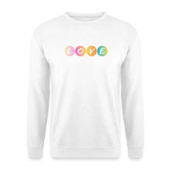 Love - Love - Ti amo - Unisex Sweatshirt - white - Front