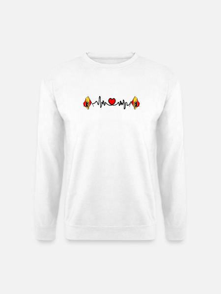 Herzfrequenz-Cardio für Bern Schweiz - Unisex Pullover - Weiß
