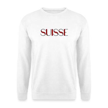SCHWEIZ. LAND. GENF. HUMOR. FLAGGE. GENF - Unisex Pullover - Weiß - Vorne