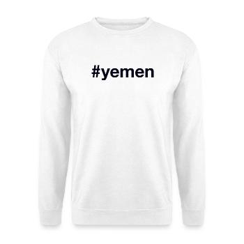YEMEN Hashtag - Unisex Pullover - Weiß - Vorne