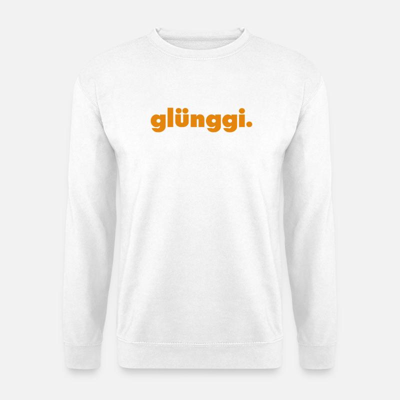 glünggi. - Unisex Pullover - Weiß