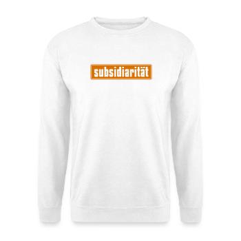 Abstract color explosion on canvas - Unisex Sweatshirt - white - Front