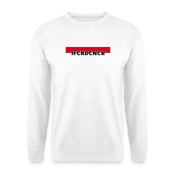 I FUCKED CANCER - Breast Ring - Unisex Sweatshirt - white - Front