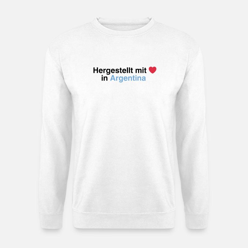 hergestellt_in_argentina_helios - Unisex Pullover - Weiß