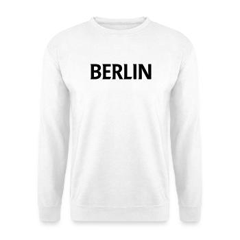 Berlin - Unisex Pullover - Weiß - Vorne