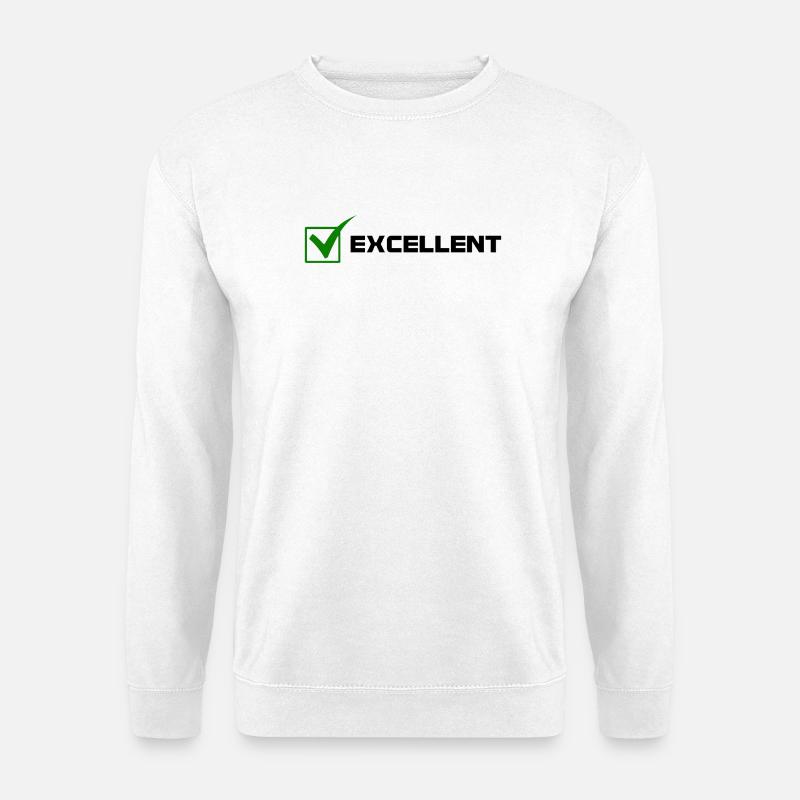 EXCELLENT - Unisex Pullover - Weiß