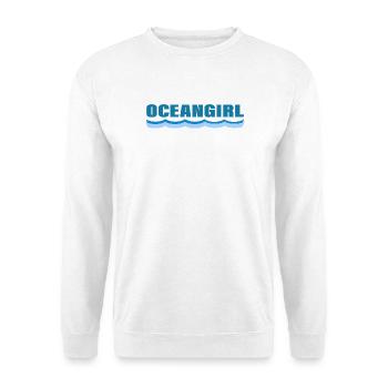 OCEANGIRL - Unisex Pullover - Weiß - Vorne