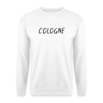 Cologne Germany - Brush Stroke City Black - Unisex Sweatshirt - white - Front