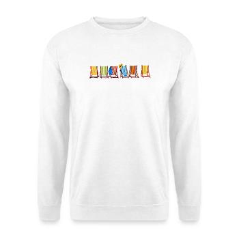 Seaside Holiday Sun Loungers - Unisex Sweatshirt - white - Front