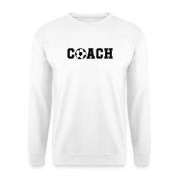 Football Coash - Unisex Sweatshirt - white - Front