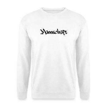 Mannschaft - Unisex Pullover - Weiß - Vorne - Alina (178cm) & Michal (187cm)