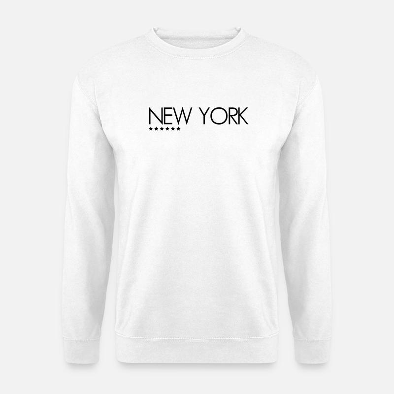 New York - Unisex Pullover - Weiß