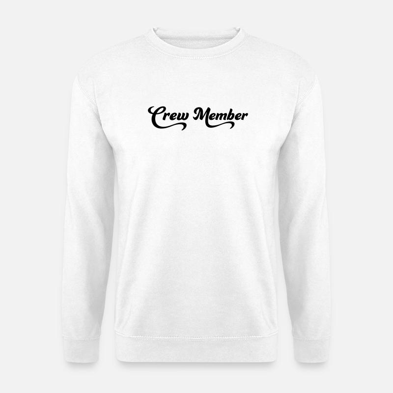 2541614 16037667 Crew Members - Unisex Sweatshirt - white