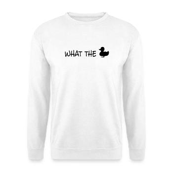 fuck - Unisex Pullover - Weiß - Vorne
