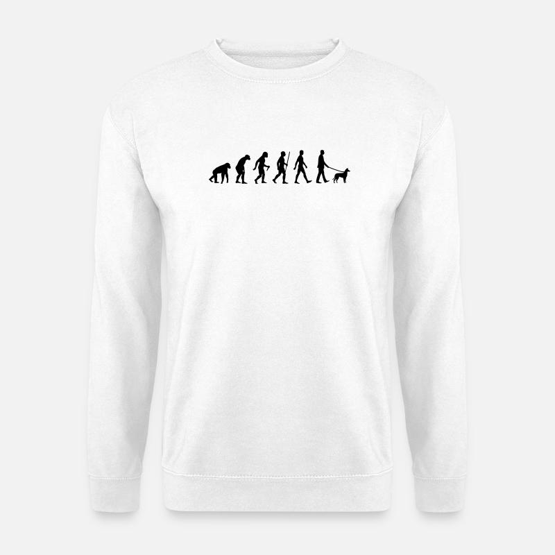 Evolution lisse colley homme - Sweat-shirt Unisexe - blanc