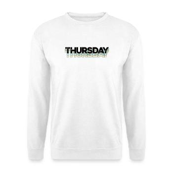 Thursday Retro Rainbow Stripes - Unisex Sweatshirt - white - Front