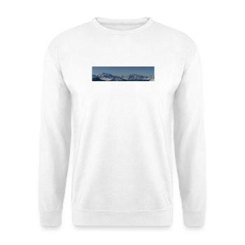 Matterhorn view - Unisex Pullover - Weiß - Vorne