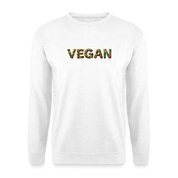 Vegan – Plant Based aus Obst & Gemüse - Unisex Pullover - Weiß - Vorne