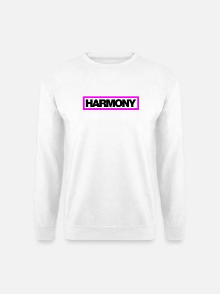 Typo HARMONY Kontur 2C - Unisex Pullover - Weiß