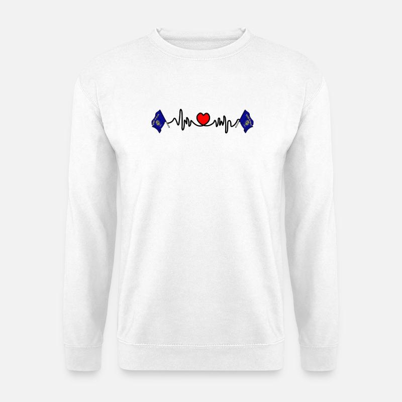Herzfrequenz-Cardio für Oregon - Unisex Pullover - Weiß