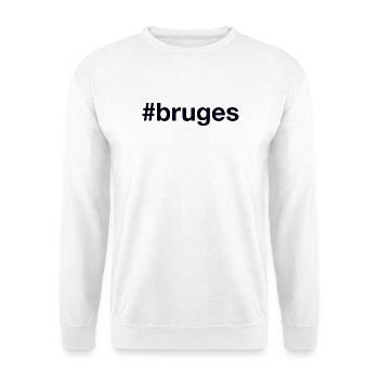 BRUGES Hashtag Belgium Belgien - Unisex Sweatshirt - white - Front
