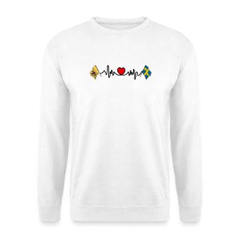 Södermanland et la Suède - Sweat-shirt Unisexe - blanc - Devant