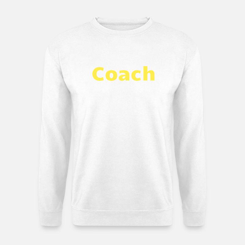 Coach Shirt - Unisex Pullover - Weiß
