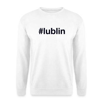 Lublin Polska Pologne Hashtag - Sweat-shirt Unisexe - blanc - Devant