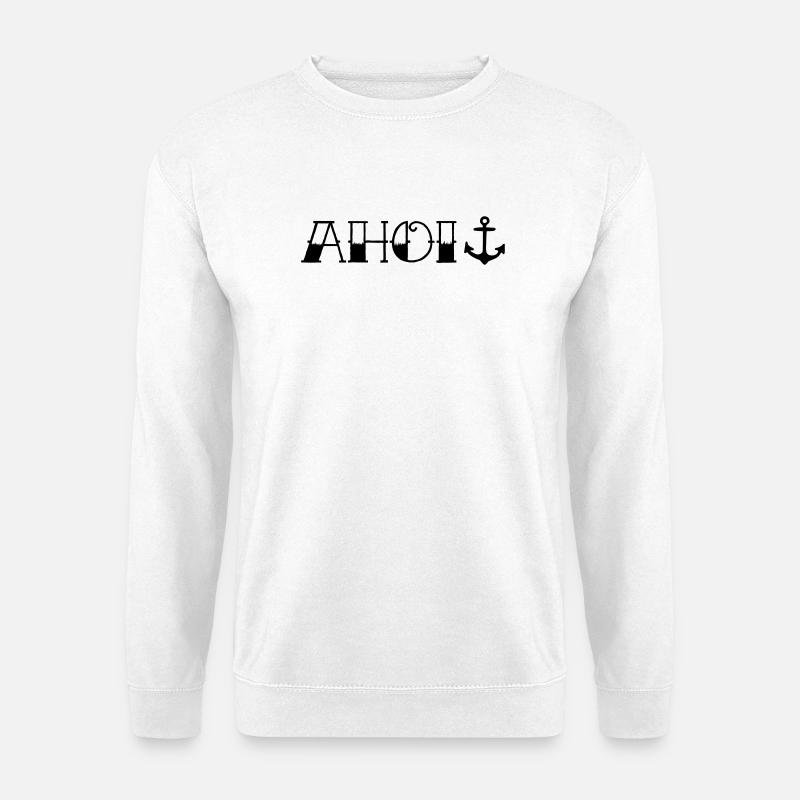 Ahoi Anker - Unisex Pullover - Weiß