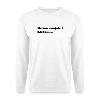 Christmas Now - Unisex Sweatshirt - white - Front