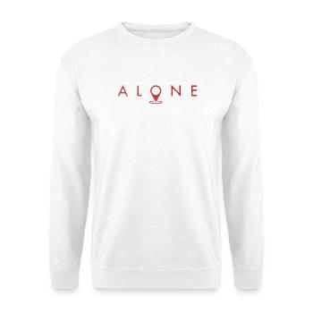 allein - Unisex Pullover - Weiß - Vorne