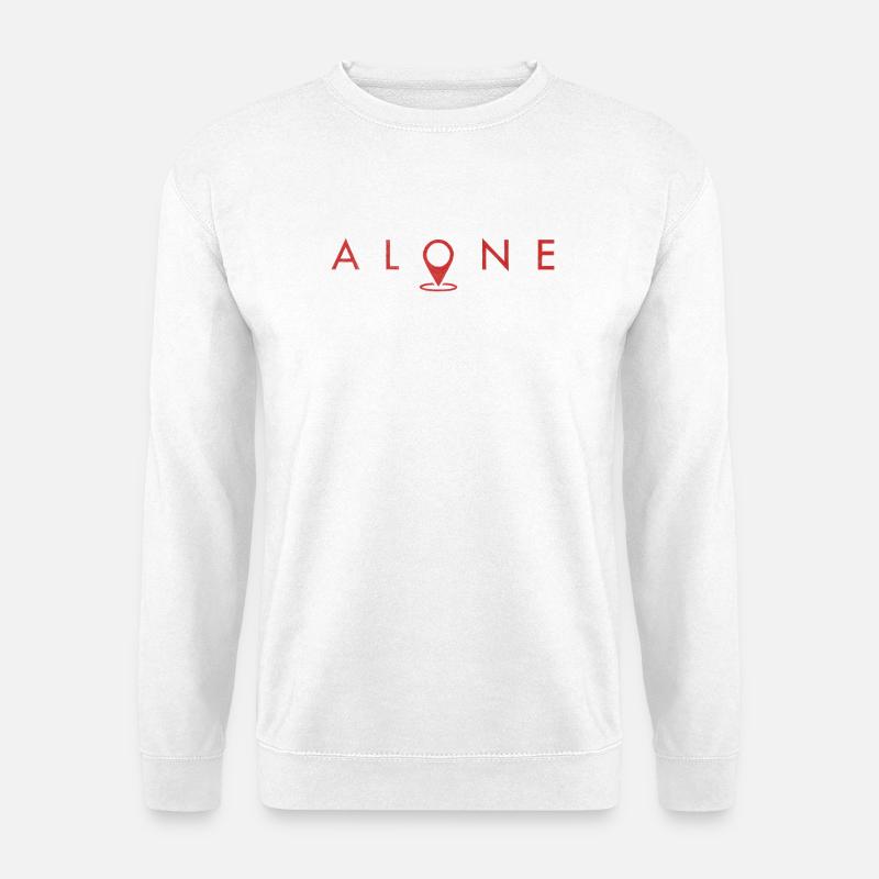 allein - Unisex Pullover - Weiß