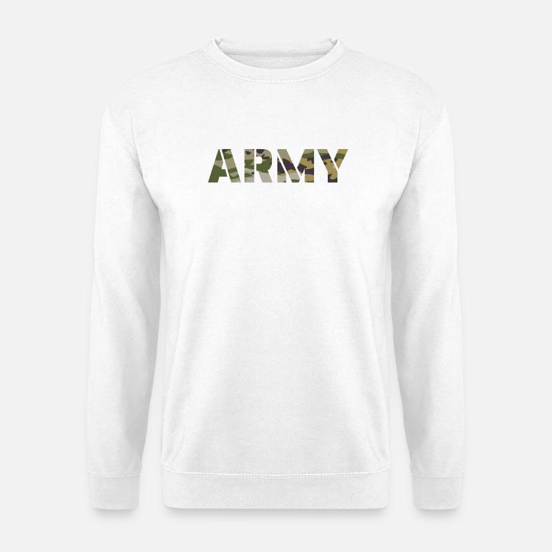 ARMY US BDU Tarnung - Unisex Pullover - Weiß