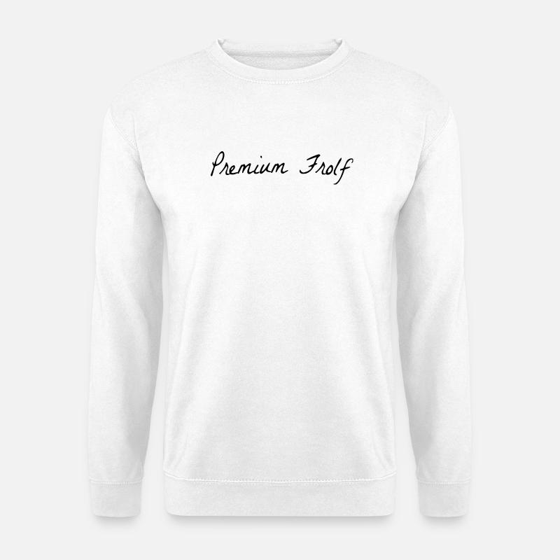 Premium Frolf Disgolf - Unisex Pullover - Weiß