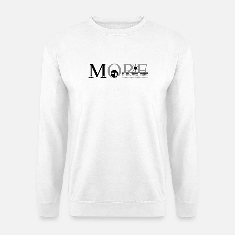 Plus de camping - Sweat-shirt Unisexe - blanc